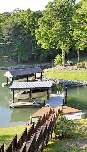 Dock at LaSota Cottage